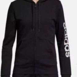 ADIDAS ORIGINALS MEN'S THICK HOODIE SWEATER SIZE LARGE DARK BLACK ADIDAS LARGE SCRIPT ON LEFT SLEEVE BRAND NEW WITH TAGS CHECK OUT MY OFFERS. 