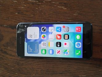 Unlocked iPhone SE 2020, 64GB, Cracked Screen