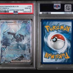 2025 POKEMON BLK EN-BLACK BOLT #165 KYUREM EX SPECIAL ILLUSTRATION RARE