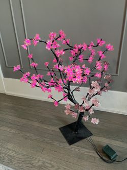 Cherry Bonsai Light up Tree, 4 Different Light Modes
