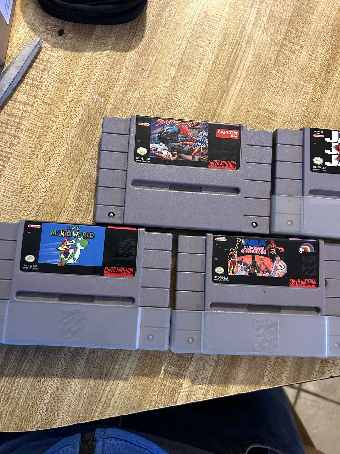 5 Super Nintendo Games 120 For All 5