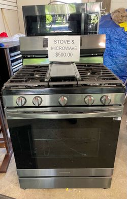 Stove and microwave