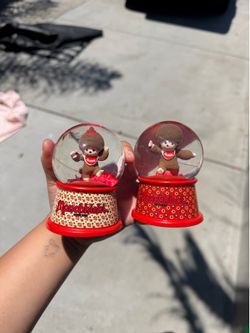 Monchichi Snow Globe
