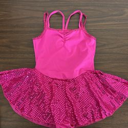 Girls Sequins, Glittery, Pink, Dance, Play Outfit Size Medium