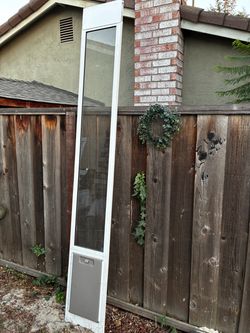 Sliding Glass Door Panel with Pet Door