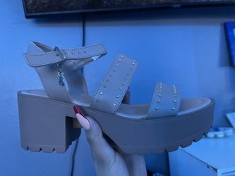 Tan Platform Sandals Sz8