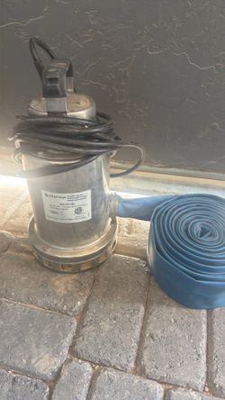Pentair sump pump / pool draining pump