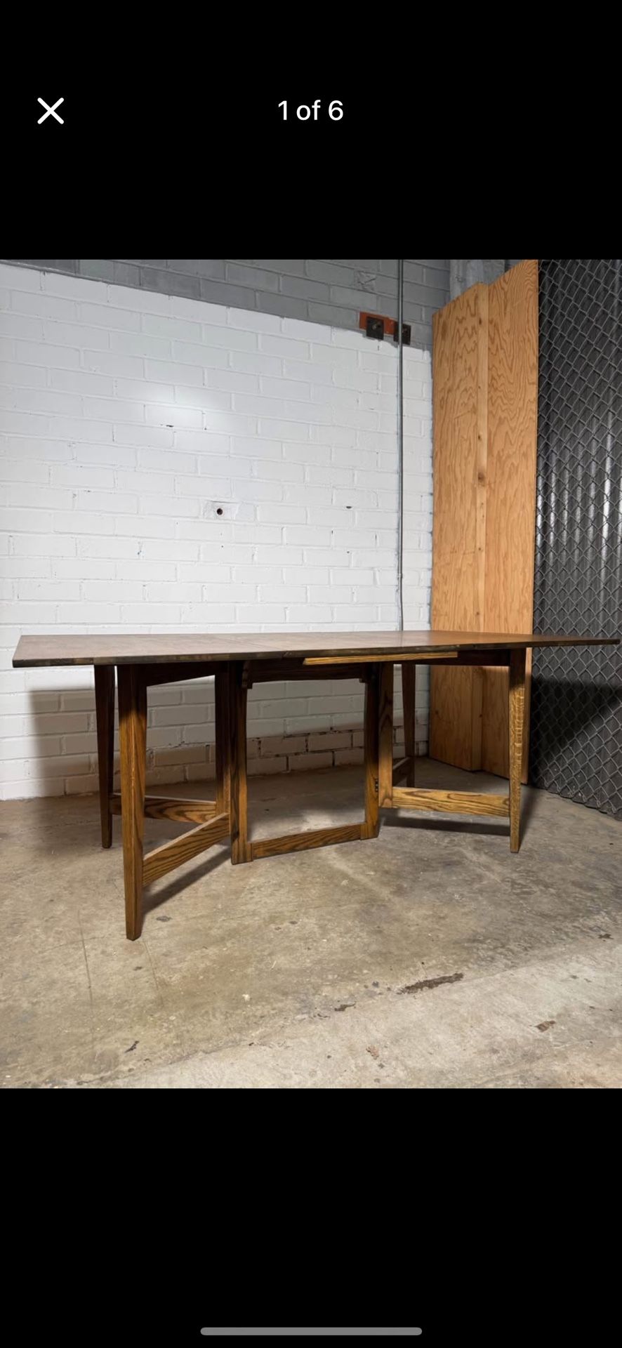 rustic oak drop leaf table