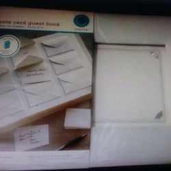 NEW Martha Stewart note card guest wedding book