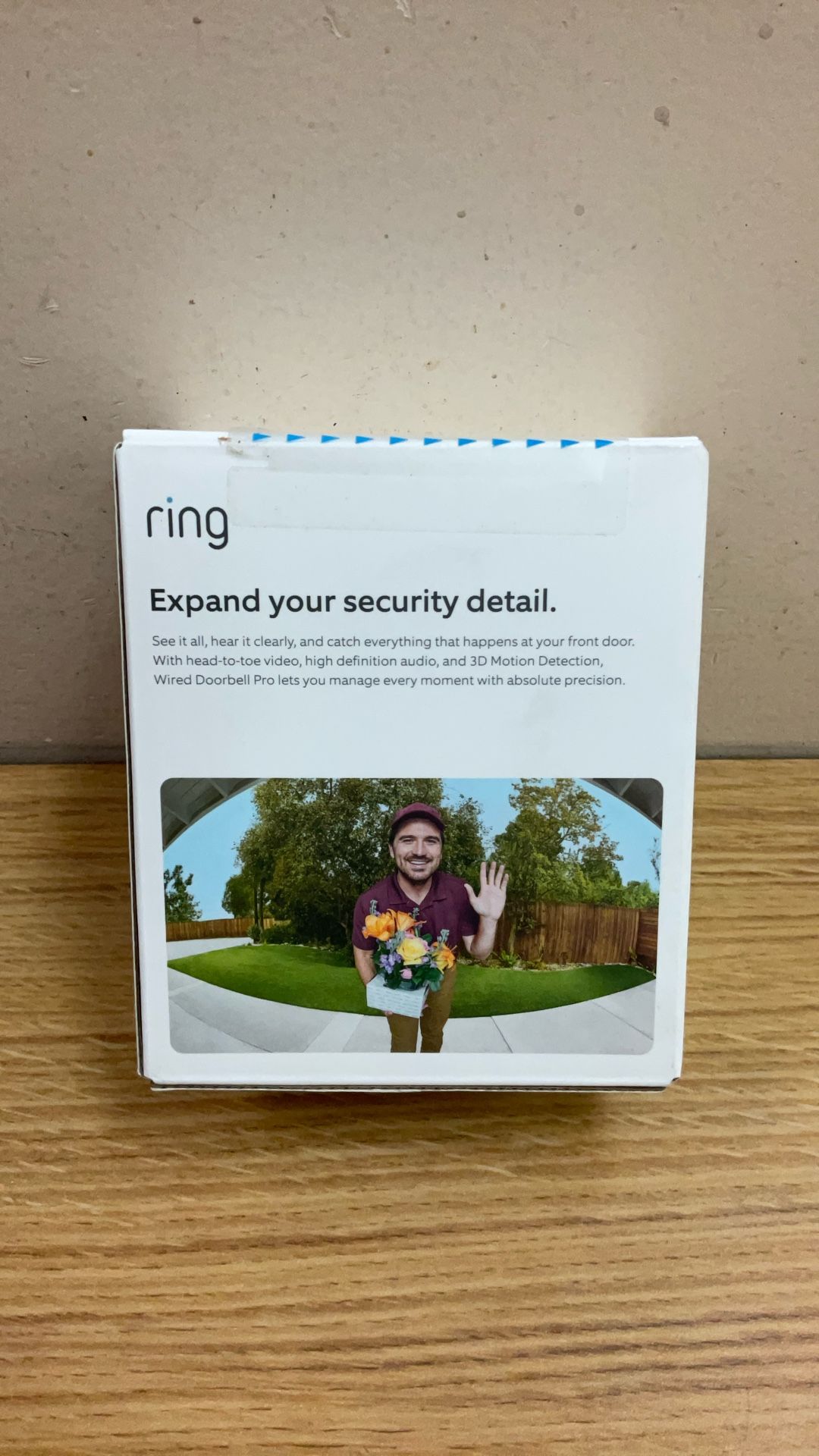 RING WIRED DOORBELL PRO WITH 3D MOTION