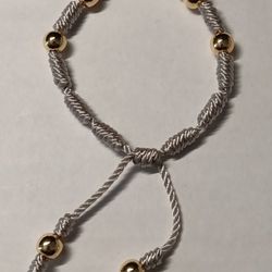 Sinaloanse Gold Bead Bracelets Pulsera De Hilo 