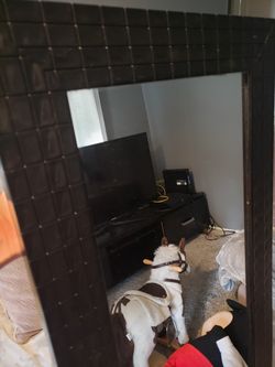 Mirror black tall mirror 4.5ft