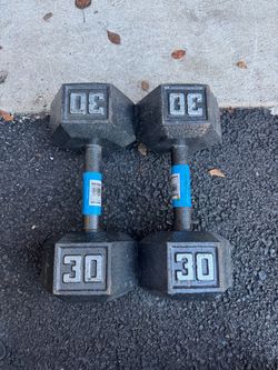Pair of 30lb Dumbbells