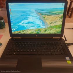HP Pavilion 15.6" Laptop – i7, 16GB RAM, 2TB Storage, NVIDIA Graphics