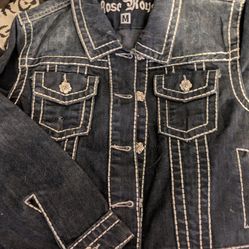 Sz M  ROSE ROYCE DENIM JACKET