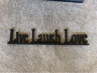 Live, Laugh, Love Sign