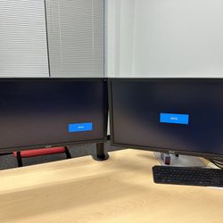 2x Acer Dual Monitor 22” + Monitor Stand + HDMI Cable