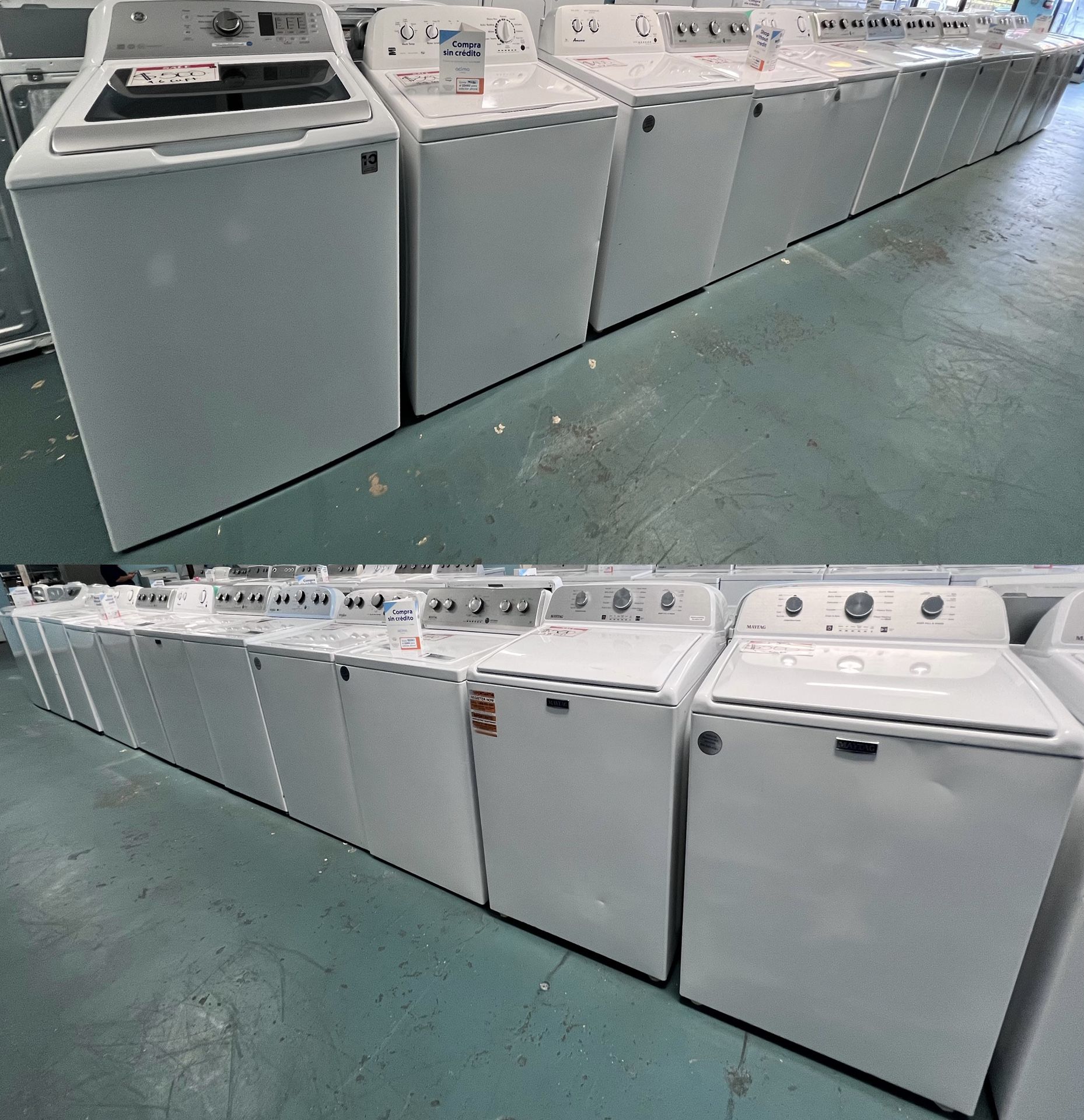 WIDE SELECTION OF TOP LOAD WASHERS, IN EXCELLENT CONDITION