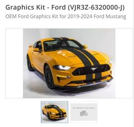 OEM Stripes 2019-2024 Ford MUSTANG