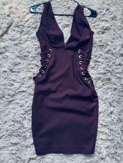 Burgundy Dress 