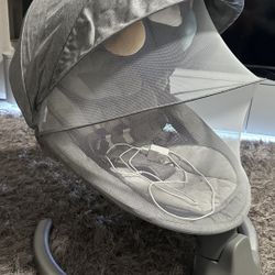 Baby Swing with with 5 Speed & 10 Preset Lullabies, Bluetooth Support, USB