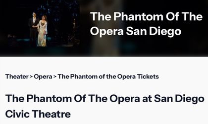 Phantom of the Opera Tix San Diego
