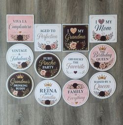 Mom Birthday Photobooth Props