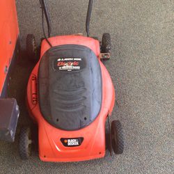 Black And Decker Electric Lawn Mower 