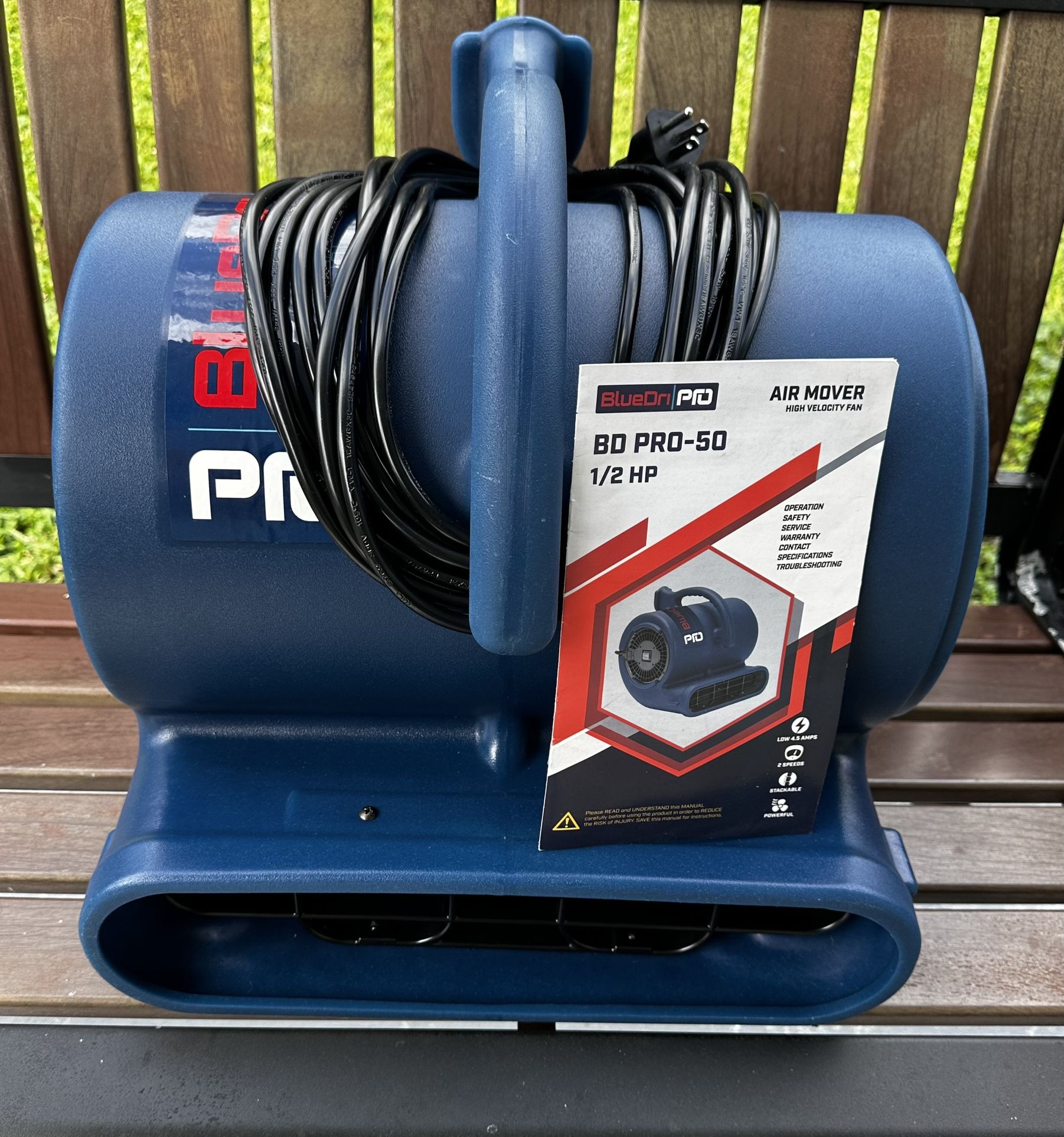 BlueDri Pro 1/2 Blower Fan - BD PRO-50