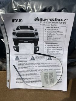 Tundra Front Bumper Cover 2014-2021