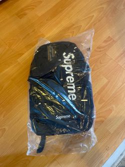 Supreme SS17 black backpack