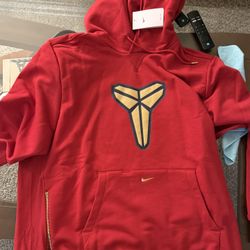 Nike Kobe Dri-FIT Basketball Red Pullover Hoodie Style HF0066-636 XXL 2XL NWT