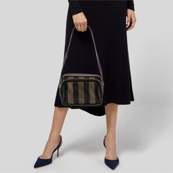 Vintage fendi striped Pequin authentic Bag