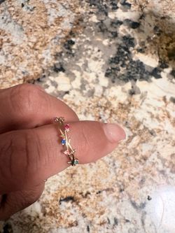 14k yellow gold vine ring