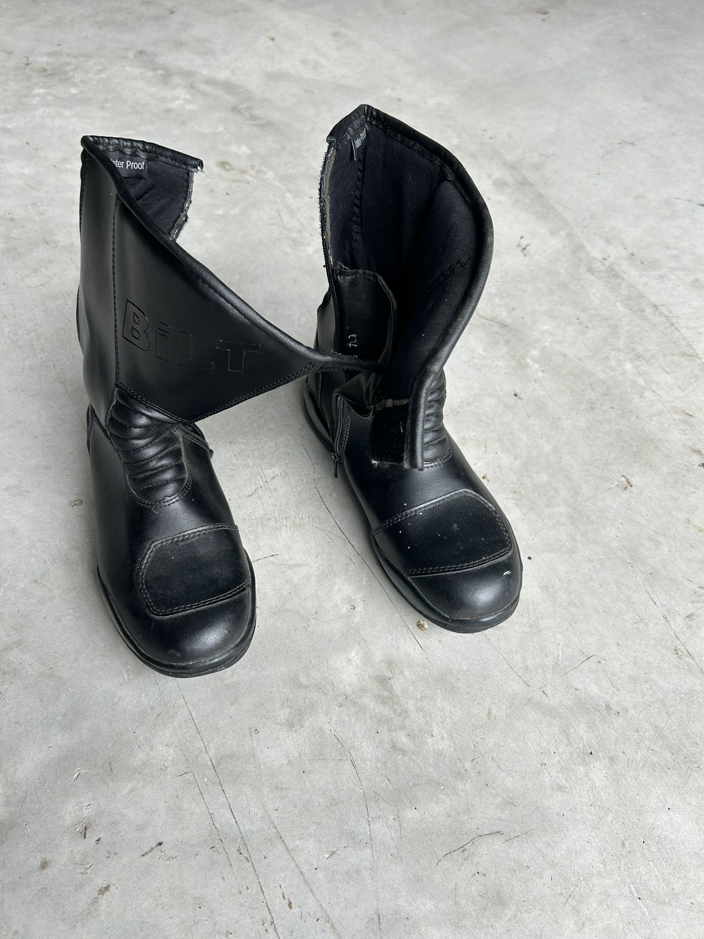 Bilt Women’s Motorcycle Boots, Size 7