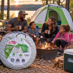 Coleman Pop-Up Expandable 4-Person Tent