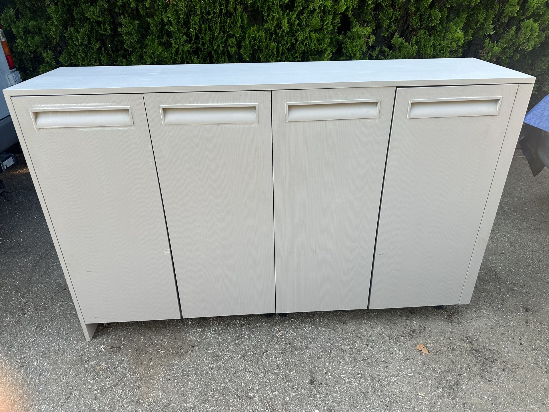 Modern Large Shoe Cabinet - Fits 50 pairs