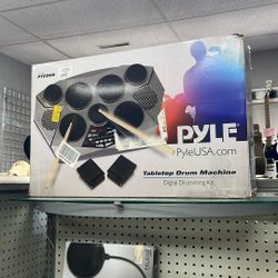 Pyle Tabletop, Drum Machine, Digital Drumming Kit Pted06