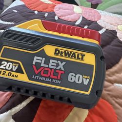 Dewalt FlexVolt 12AH Battery 20v / 60v