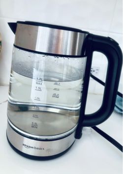 Amazon Basics Glass Electric Kettle 1.7L
