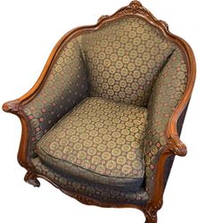 Antique Just Reupholstered Victorian Chair