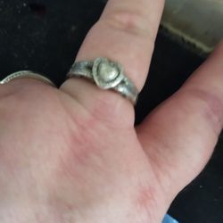 Women's Sterling Silver Diamond Ring 