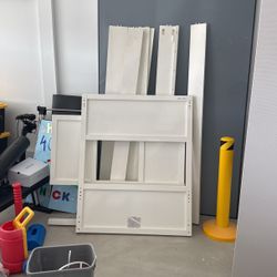 Pottery Barn Twin Bunk Bed Frame White Used 