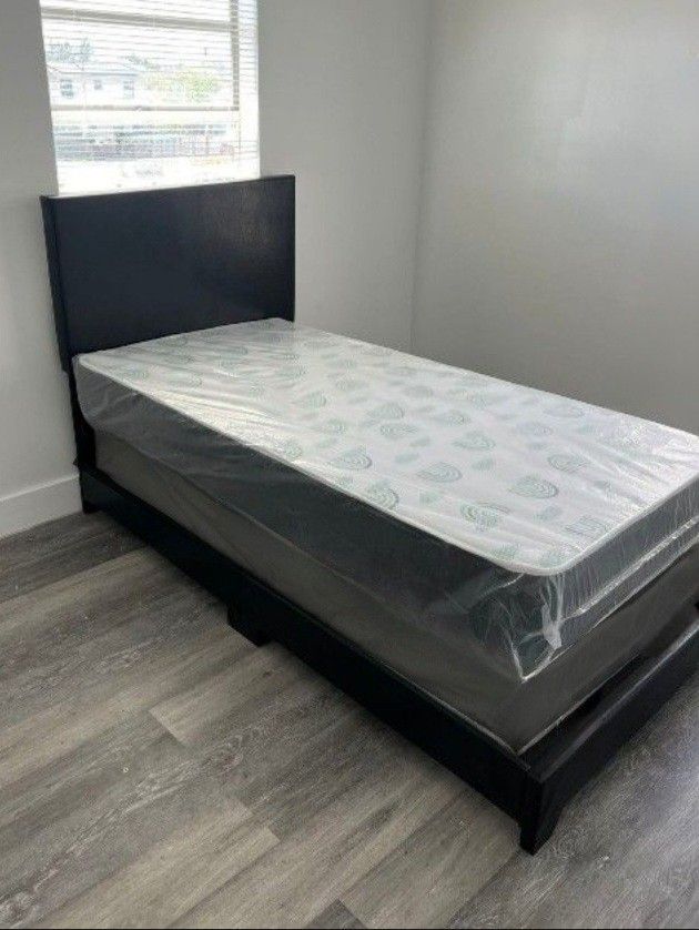 NEW TWIN MATTRESS WITH BOX SPRING 🔝 ALL SIZES IN STOCK