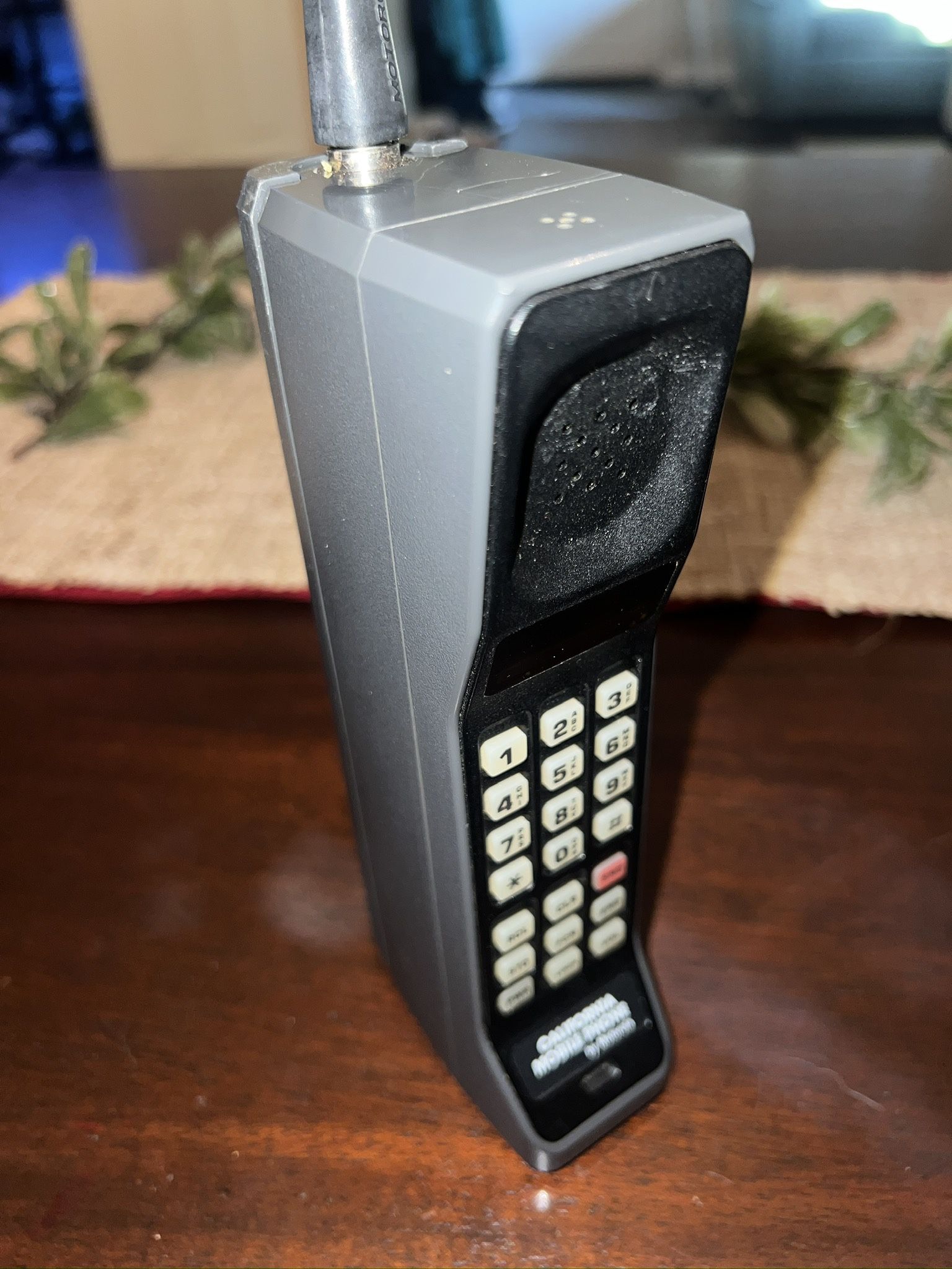 Cell Phone Vintage 1989 California Mobile By Motorola