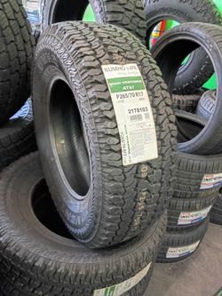 SET DE LLANTAS NUEVAS KUMHO AT 265 70 17