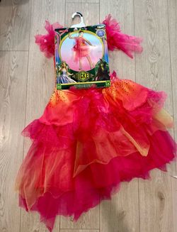 New Wicked Glinda Deluxe Child Costume Sz Lg