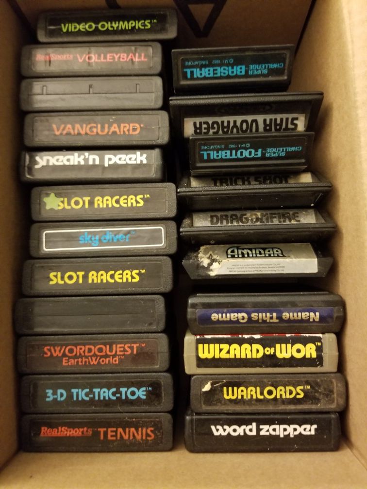 Lot of Atari Video Games