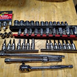 Husky Sockets, Power Torque Ratchet And Accessories