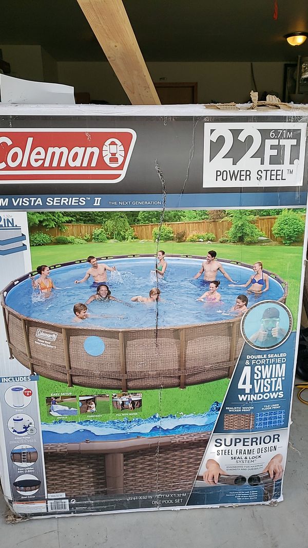 coleman 22ft pool